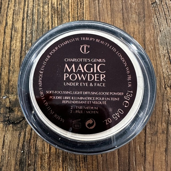 Charlotte Tilbury Other - Charlotte Tilbury Magic Powder - Deep Brown Lid with Pale Pink Text